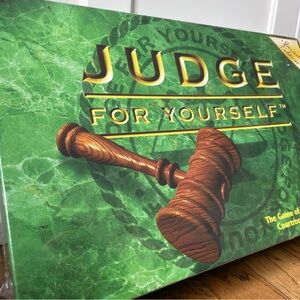 Vintage 1998 Judge For Yourself Special Edition Board Game SEALED Pressman